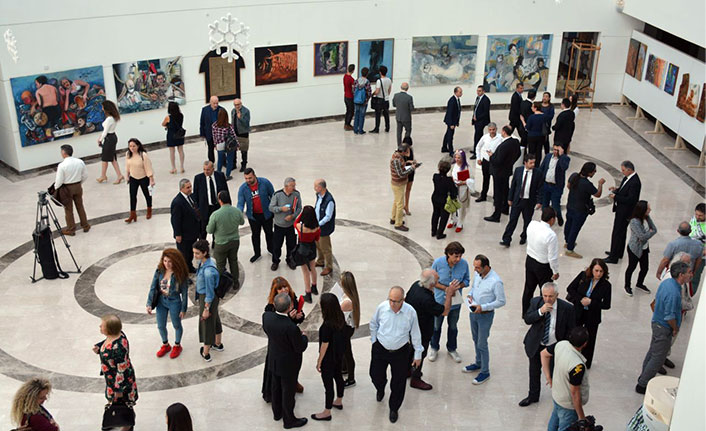 Kıbrıs Türk Ressamları Retrospektif II sergisi'ne üst düzey katılım