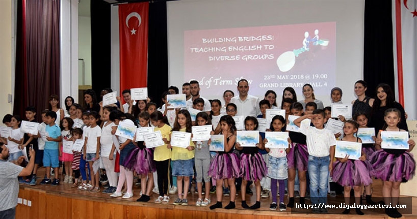 LTB Haspolat Çocuk Kulübü, İngilizce dilinde hazırladığı gösterileri sergiledi