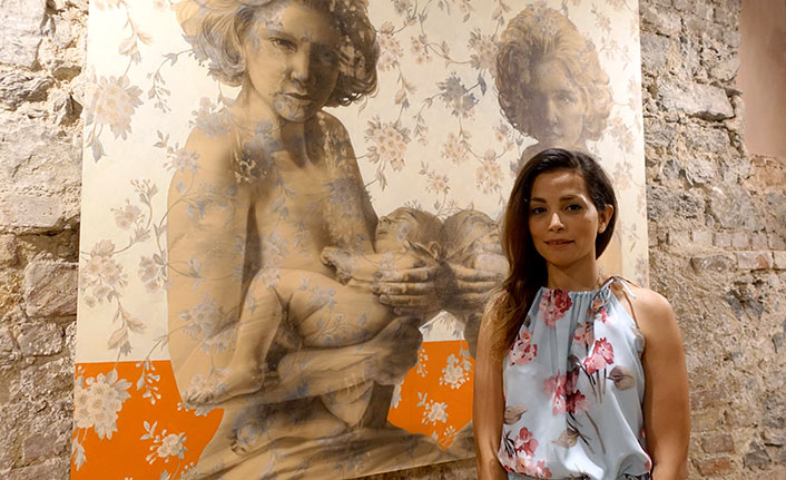 İranlı ve Türk sanatçıların eserlerinin yer aldığı sergi açıldı