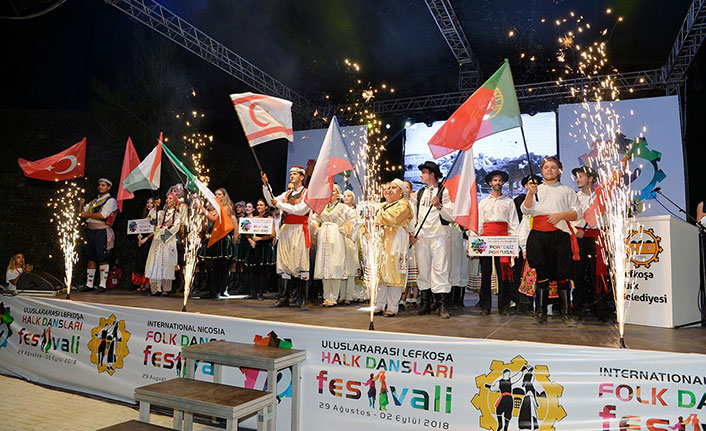 12.Uluslararası Lefkoşa Halk Dansları Festivali’ne bu yıl 5 ülke katıldı