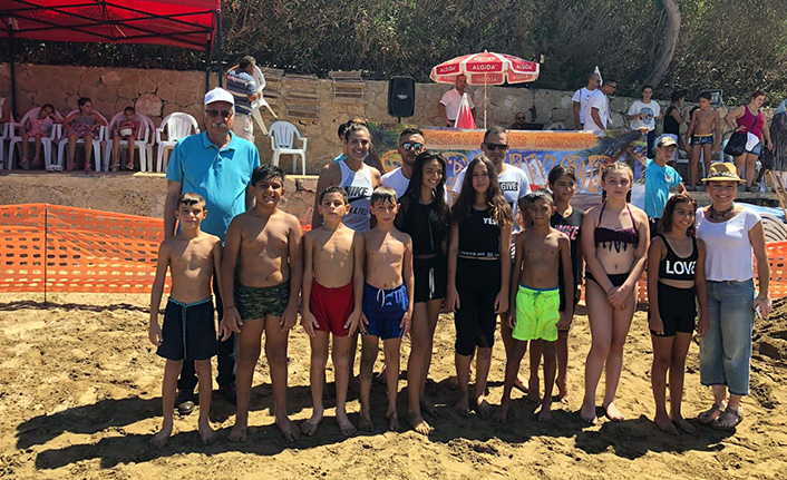 Girne Belediyesi Yaz Tatili Çocuk ve Gençlik Atölyeleri, Plaj Turnuvasıyla sona erdi