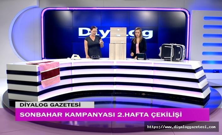 Diyalog Gazetesinin düzenlediği Sonbahar Kampanyasının ikinci hafta çekilişi yapıldı