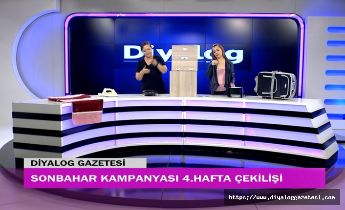 Diyalog Gazetesinin düzenlediği Sonbahar Kampanyasının 4. hafta çekilişi yapıldı