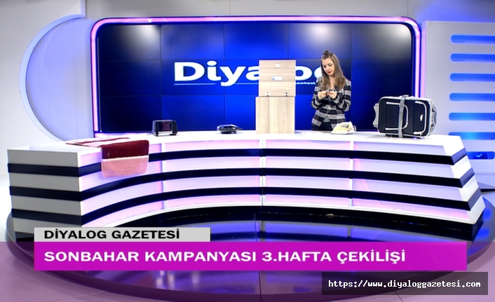 Diyalog Gazetesinin düzenlediği Sonbahar Kampanyasının ikinci hafta çekilişi yapıldı