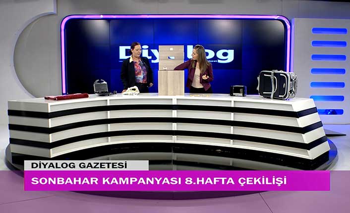 Diyalog Gazetesinin düzenlediği Sonbahar Kampanyasının 8’inci hafta çekilişi yapıldı