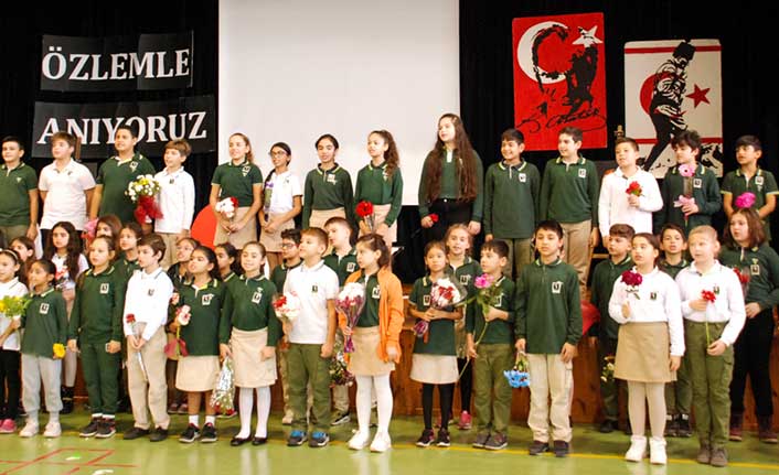 Doğu Akdeniz Doğa İlkokulu öğrencileri Atatürk’ü törenlerle andı