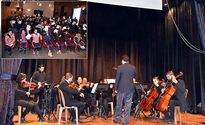 Lefkoşa Belediye Orkestrası Eğitim Konserleri gerçekleştirdi