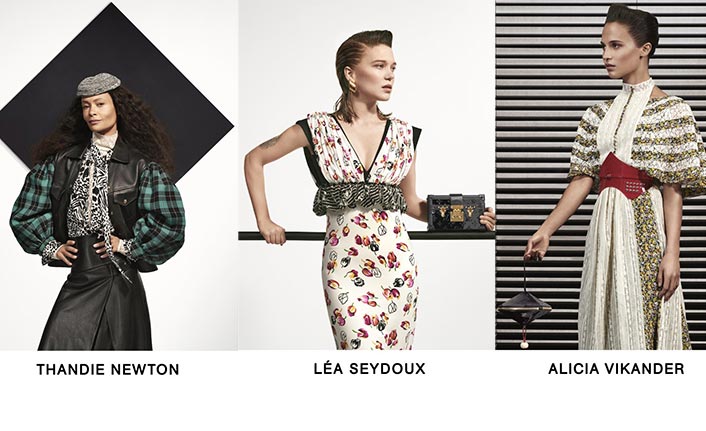 Louis Vuitton’un Pre-Fall 2019 koleksiyonunda, ünlü kadınlar yer aldı