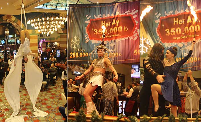 Merit Lefkoşa Hotel&Casino yılbaşı gecesi konukları için yine mükemmel bir görsel show hazırladı