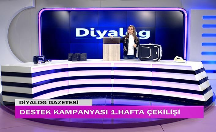 Diyalog Gazetesinin yoğun talep üzerine başlattığı ‘Destek Kampanyasında’ ilk hafta çekilişi yapıldı