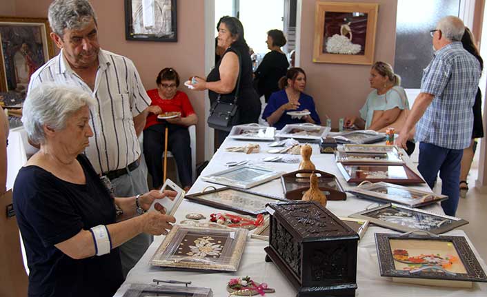 İskele-Kilitkaya ve Büyükkonuk’ta kadınların 1 yıllık çalışmaları sergi ile tamamlandı