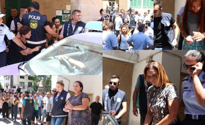 Mahkeme önünde protesto