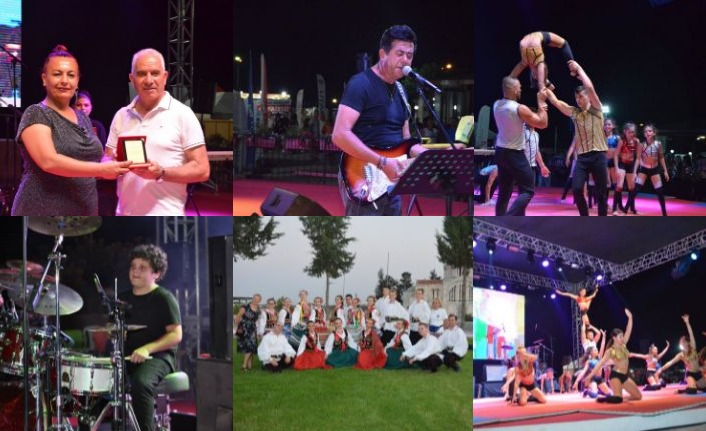 Pulya Festivali kapsamında dans grupları gösterilerini sundu, Enver Ermetal muhteşem bir konser verdi