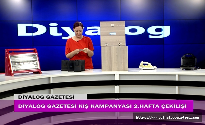 Diyalog Gazetesinin düzenlediği Kış Kampanyasının ikinci hafta çekilişi yapıldı