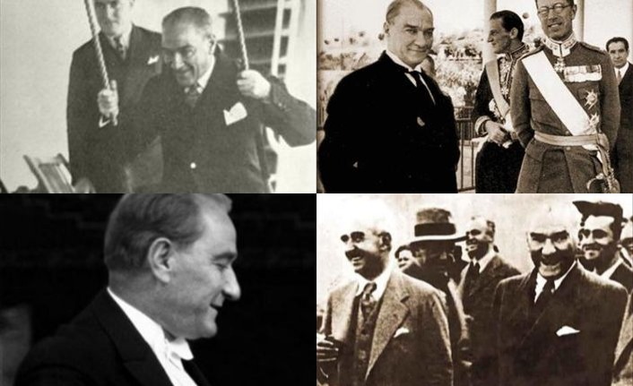 Ulu önder Atatürk'ün daha önce görülmemiş fotoğrafları sergilenmeye başladı