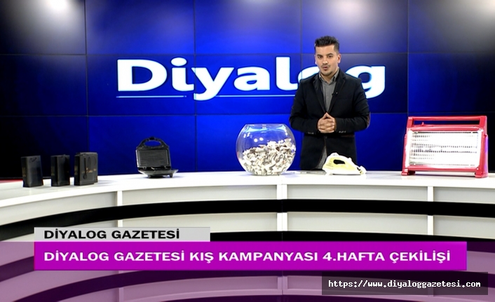 Diyalog Gazetesinin düzenlediği Kış Kampanyasının 4’üncü hafta çekilişi yapıldı