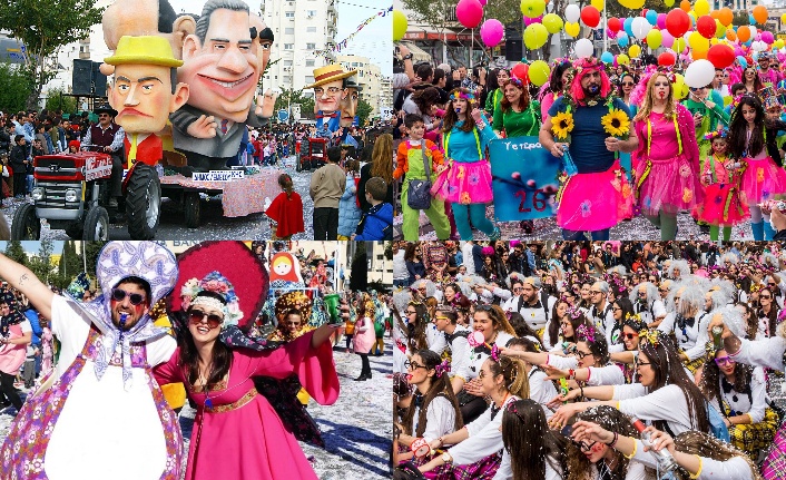 30 bin kişinin katıldığı Limasol karnavalı sona erdi