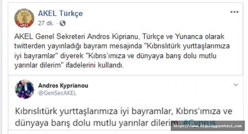 AKEL bayramı kutladı