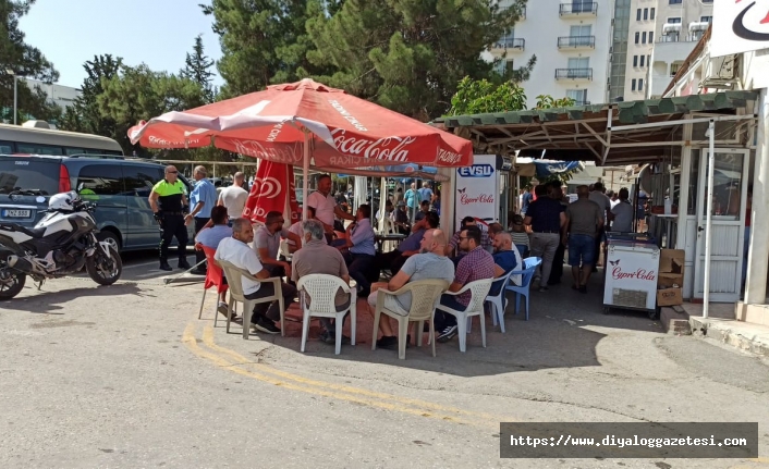 Otobüsçüler eylem için toplandı