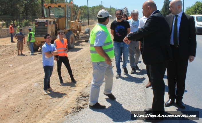 Alsancak yolu yıl sonuna tamamlanacak