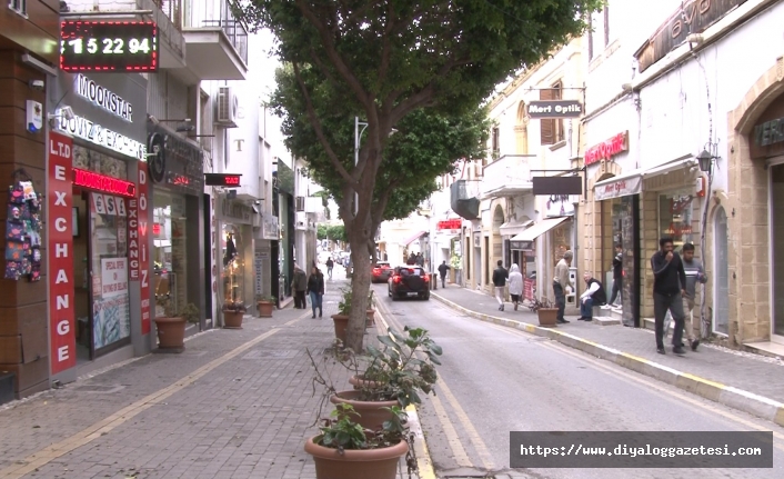 Girne'de Çarşı kurudu