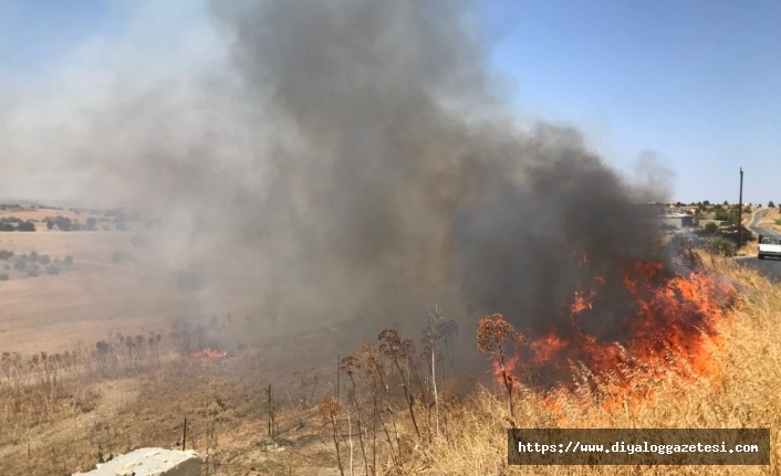 Pınarbaşı'nda yangın