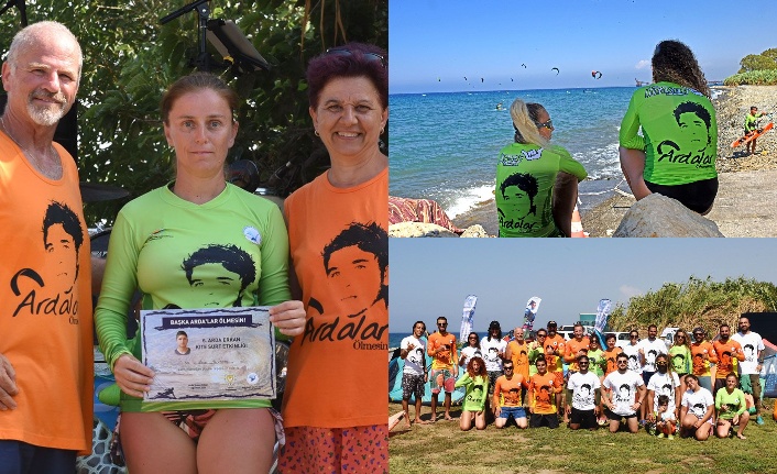 ‘Başka Ardalar Ölmesin’ sloganı ile Uluslararası Kite Surf Etkinliği düzenlendi