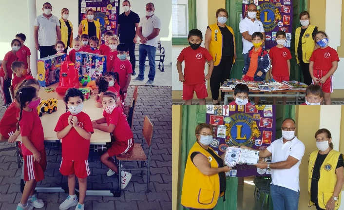 Girne Ada Lions Kulübü, Esentepe İlkokulu’na kitap ve oyuncak bağışladı