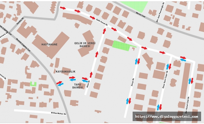 Girne’de bazı sokaklara tek yön