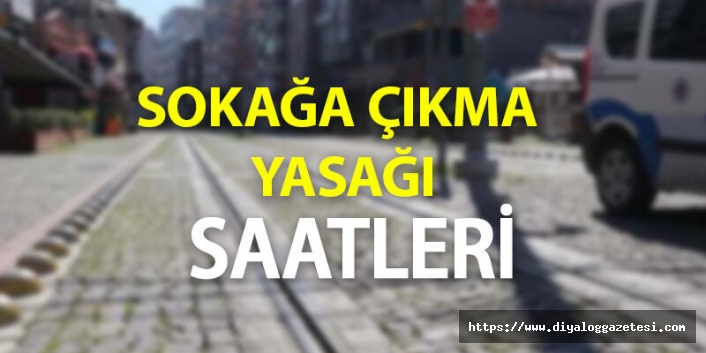 SOKAĞA ÇIKMA YASAĞI İLAN EDİLDİ.!