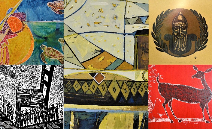20 sanatçının 40 eseri, ocak ayı sonuna kadar ziyaret edilebilecek