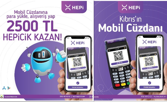 HEPi mobil cüzdan ile alışveriş ve para transferinde yeni bir dönemi başlıyor!