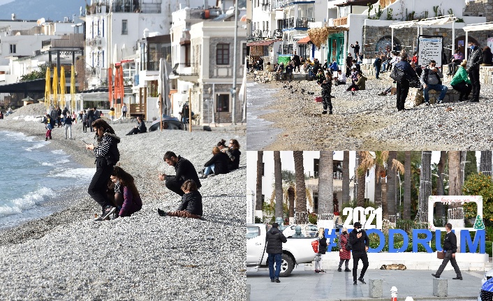 Marmaris ve Bodrum'da, sahillerde hareketlilik yaşanmaya başladı