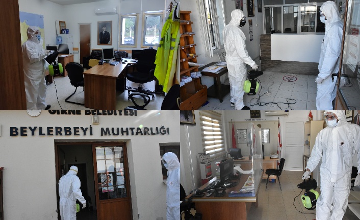 Sağlık ekipleri, Girne’nin çeşitli yerlerinde ilaçlama çalışmalarına rutin olarak devam ediyor