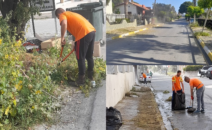 Girne Belediyesi çalışıyor