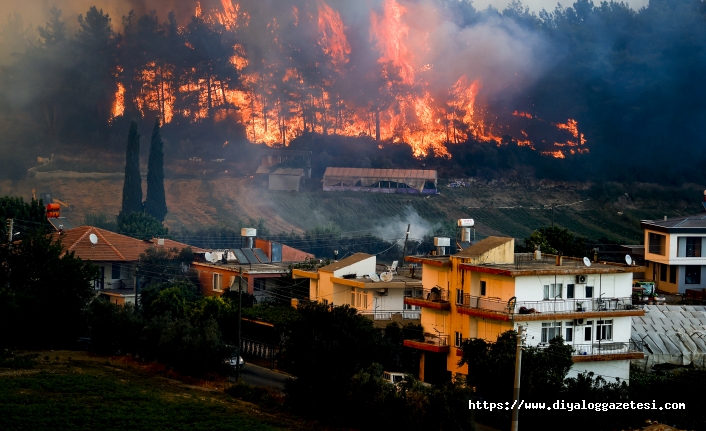Antalya'da 4 ayrı noktada yangın çıktı