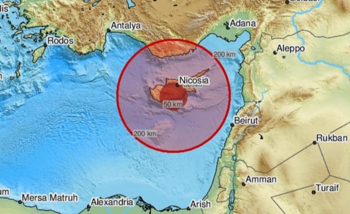 Limasol’da deprem oldu