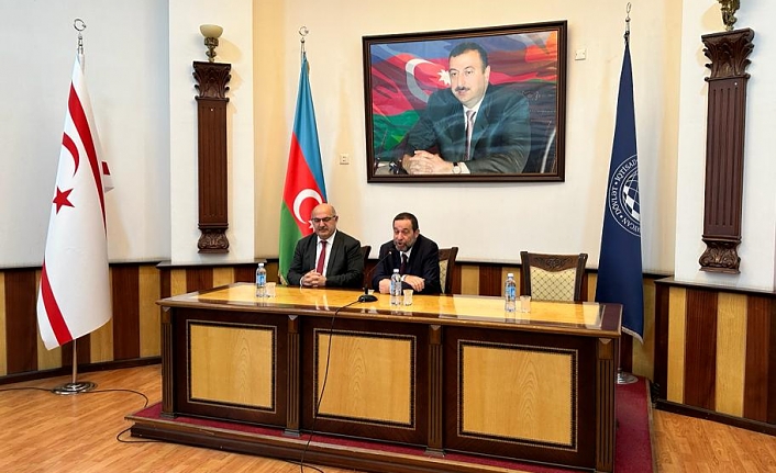 Denktaş, Azerbaycan’da önemli temaslarda bulunuyor