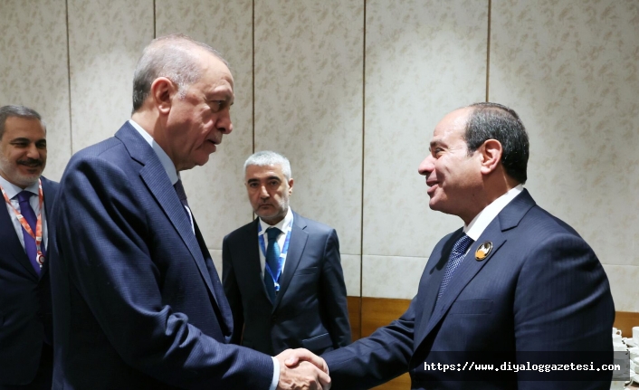 Erdoğan, Sisi ile  Riyad’da görüştü