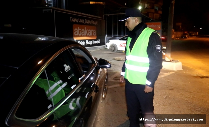 Denetimlerde 341 sürücü rapor edildi