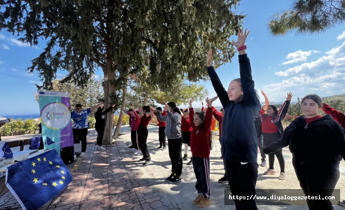 “Dik Durmak İyidir Projesi” kapsamında Lefke’de eğitim verildi