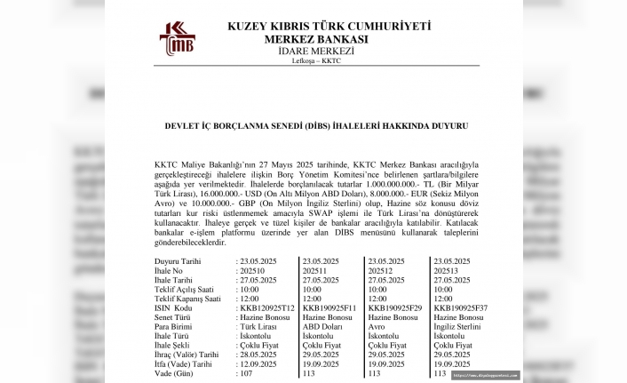 İhaleye çıkıldı