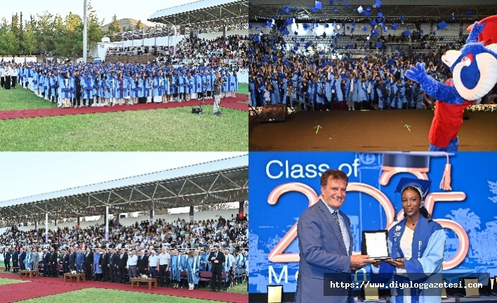 Mezuniyet coşkusu yaşandı