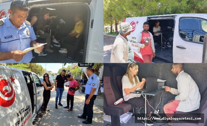 Mobil araçlar denetim yaptı