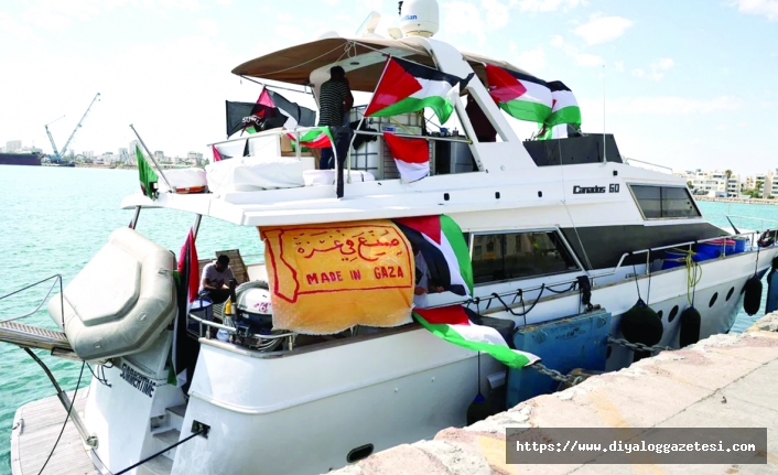  ‘Sumud’ Ayia Napa marinasında