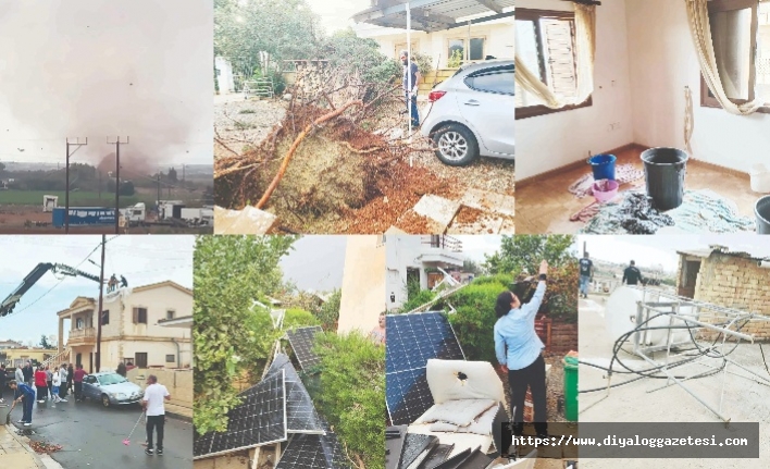 Hortum ve kasırga korkuttu