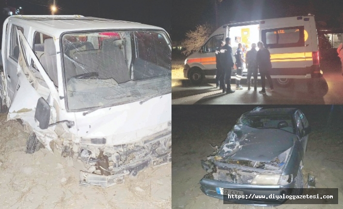 Sürücüler yaralandı