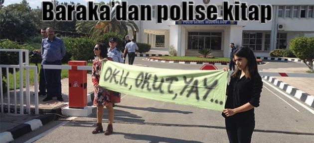 Aktivistler, PGM önünde pankart açtı