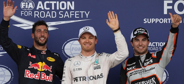 Bakü'de ilk cep Rosberg'in