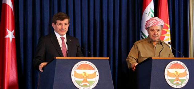 Barzani ile görüştü